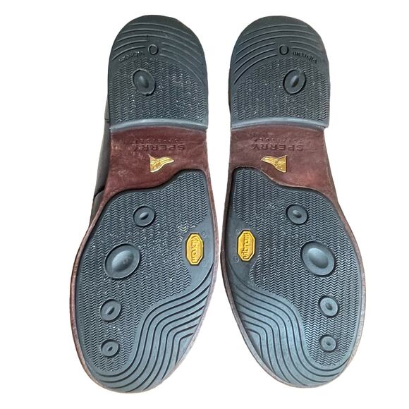 Sperry Gold Cup Brown Leather Leather Loafers Mens Shoes SIZE 8 Classic Elevated - Picture 5 of 12